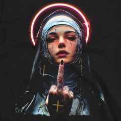 Defiant Faith: The Rebellious Nun T-Shirt