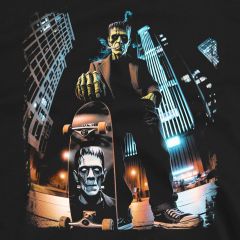 Frankenstein Skater: Ride Through the Night T-Shirt