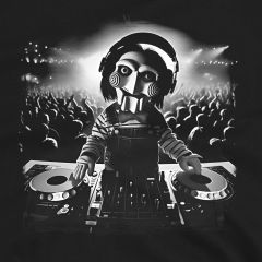 Saw Doll DJ Remix – Hilarious Party T-Shirt