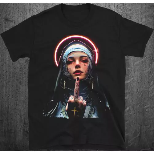 Defiant Faith: The Rebellious Nun T-Shirt