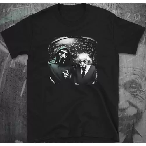 Science Meets Villainy Einstein and Doom T-Shirt